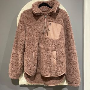 A&F Soft Collection Sherpa Pullover